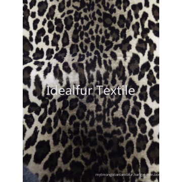 New Leopard Printing Rabbit Fake Fur